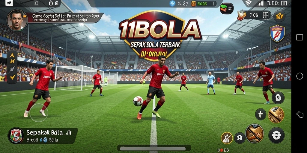 Tampilan gameplay 11BOLA yang menarik dan penuh aksi.