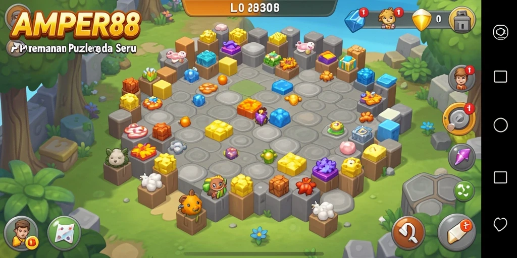Tampilan gameplay AMPER88 yang menantang dan mengasyikkan.