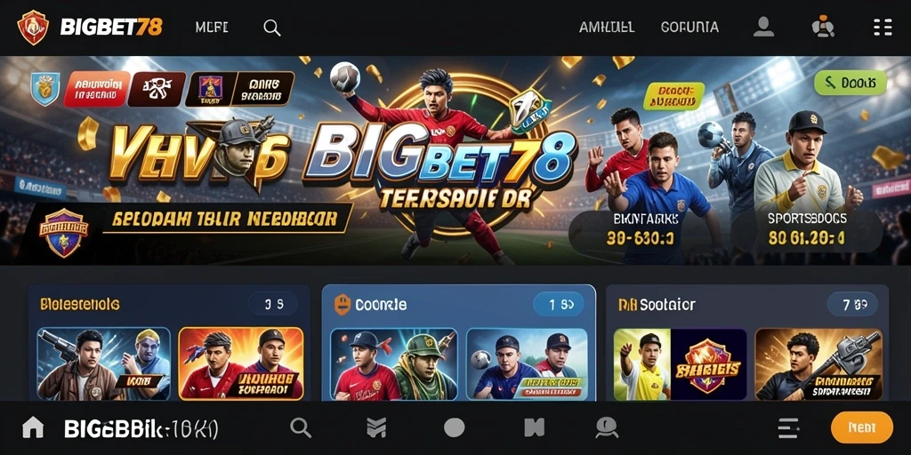 Tampilan antarmuka menarik dari BIGBET78 yang menunjukkan fitur taruhan.