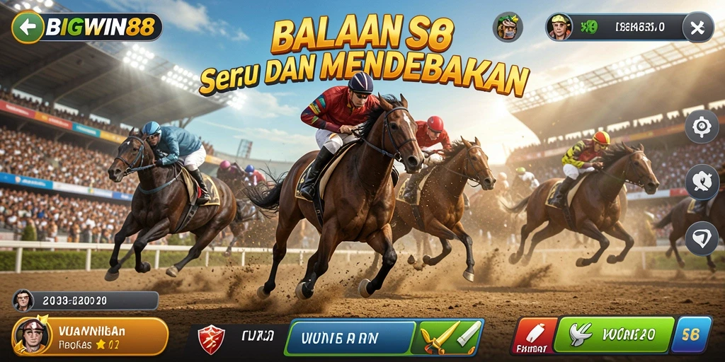 Tampilan menarik dari gameplay balap di BIGWIN88.