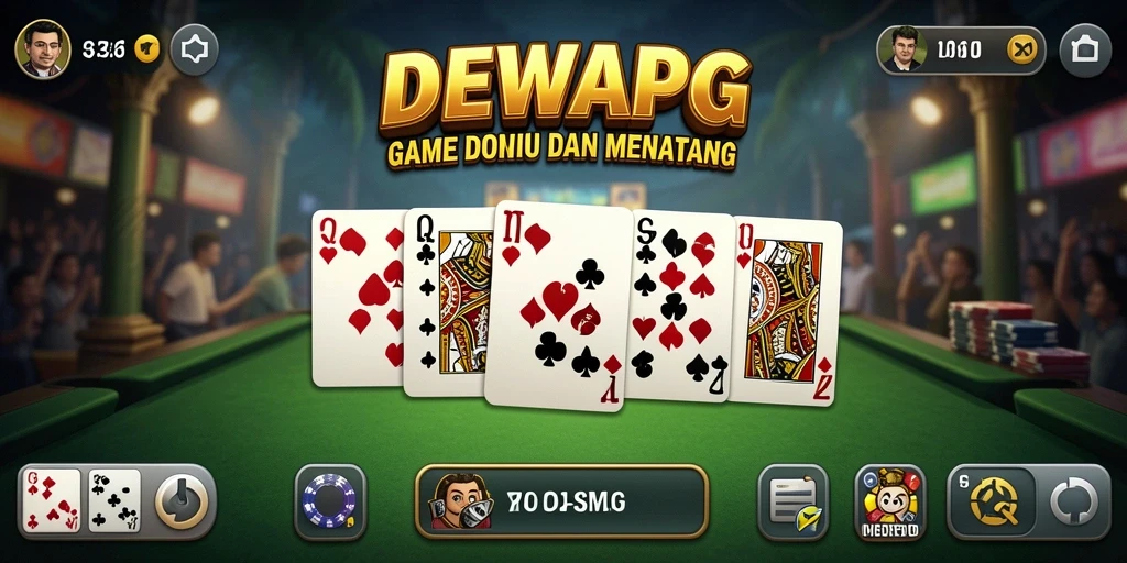 Tampilan gameplay seru dan penuh strategi dari DEWAPG.