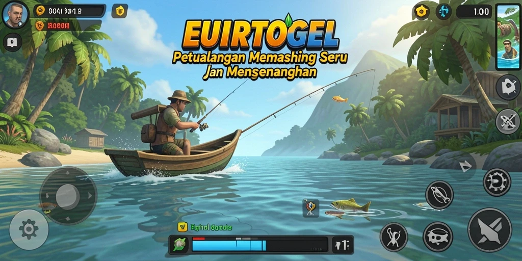 Gameplay menarik dalam EUROTOGEL dengan berbagai jenis ikan.