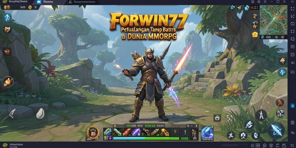 Tampilan utama gameplay FORWIN77 yang mendebarkan dan penuh aksi.
