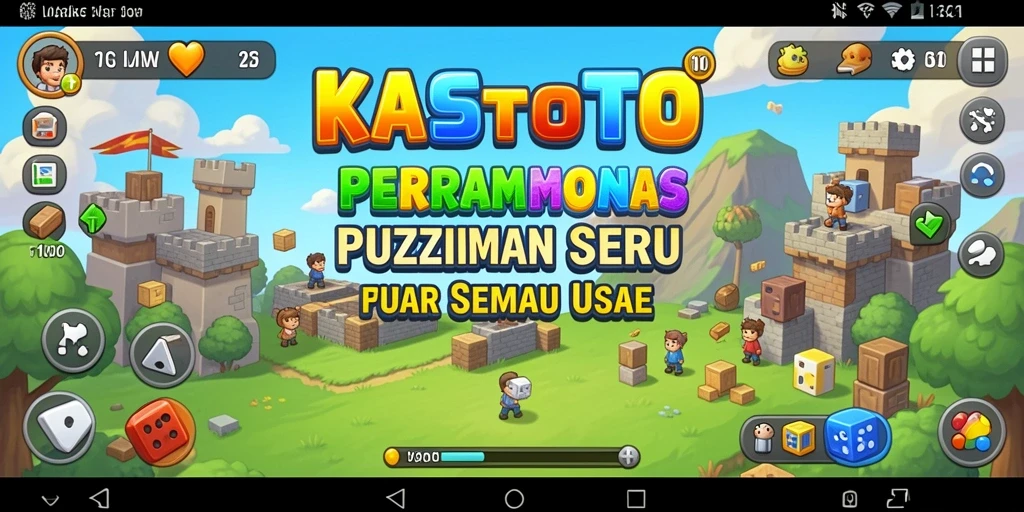Tampilan gameplay seru dari KASTOTO yang menantang.