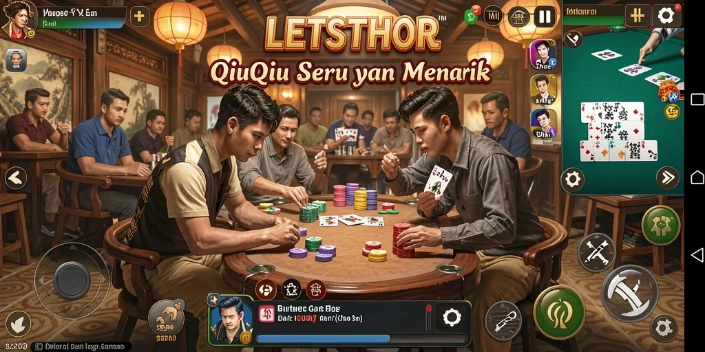 Tampilan gameplay LETSTHOR yang seru dan menantang.