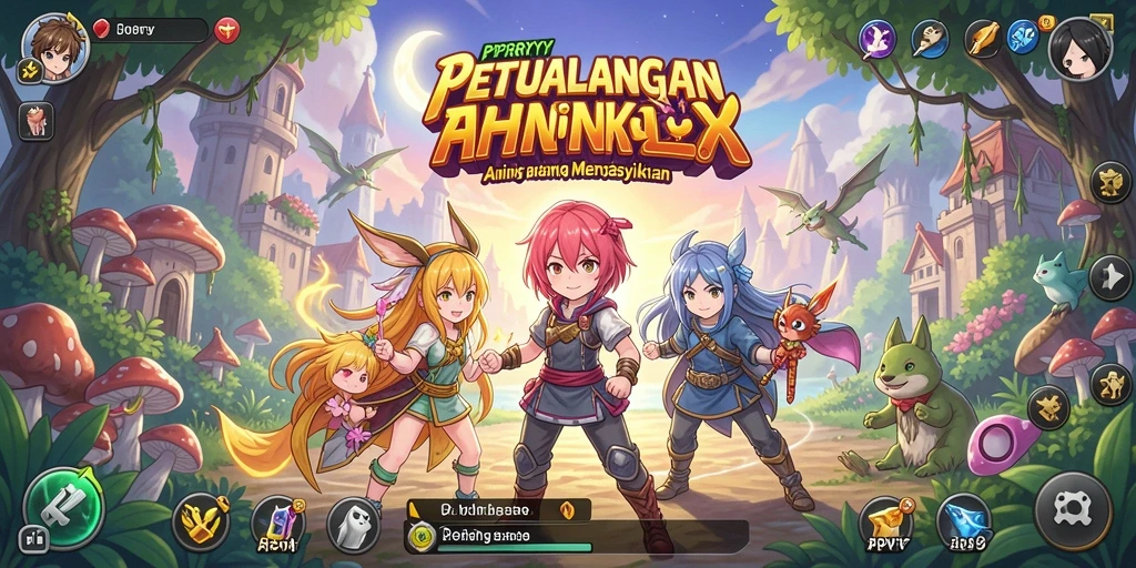 Screenshot PPRRYY menunjukkan aksi seru dalam gameplay Anime.