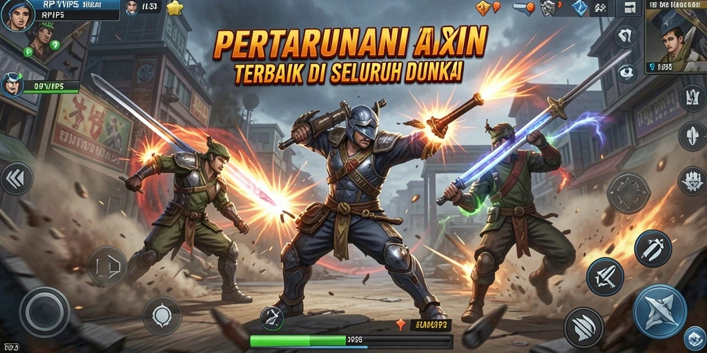 Tangkapan layar menampilkan aksi seru gameplay RPVIP5.
