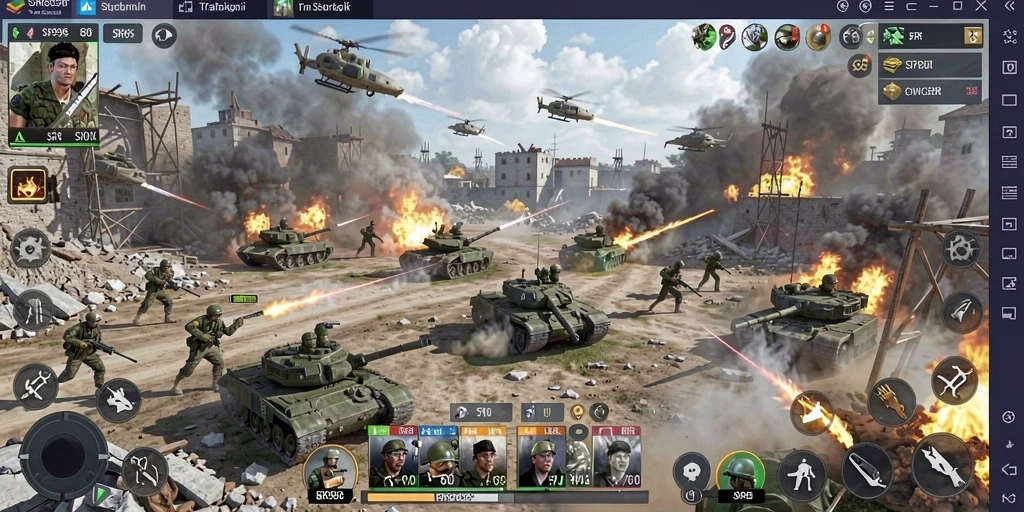 Tampilan screenshot gameplay SR996 yang penuh aksi.