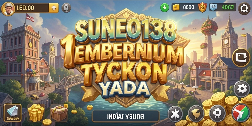 Tampilan gameplay menarik dari SUNEO138 di mana Anda membangun imperium tycoon.